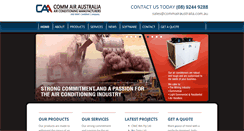 Desktop Screenshot of commairaustralia.com.au